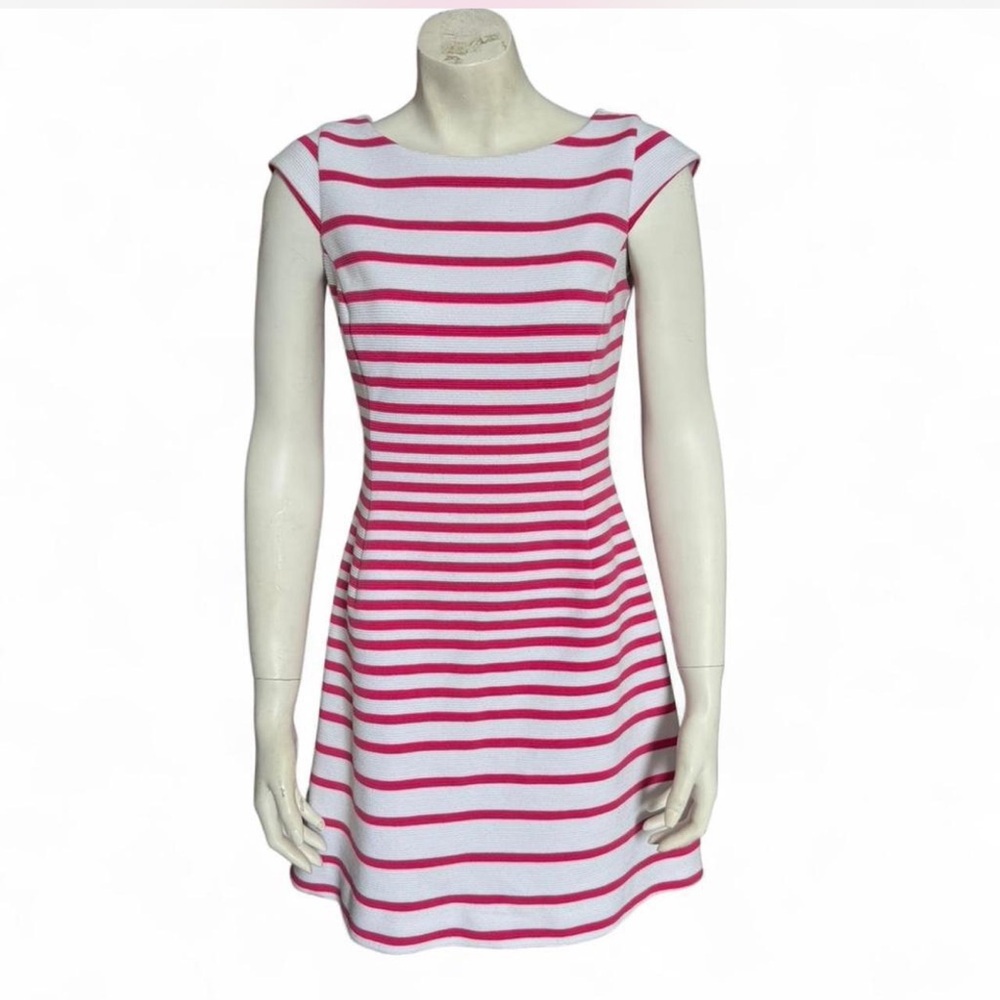 Lilly Pulitzer Pink and White Striped Dress